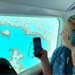 Scenic flight over Great Barrier Reef
