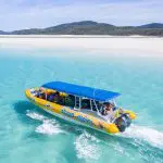 rafting boat at whitsundays
