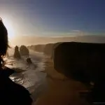 Experience the breathtaking sunset views over rugged ocean cliffs on a 1 Day Great Ocean Road Sunset Tour with Go West Tours.