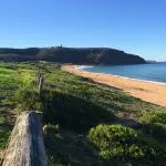 Experience the ultimate 1 Day Home Away Location Tour on a pristine sandy beach with crystal-clear blue water and lush green grass under a radiant sky.